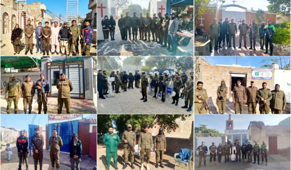 کرسمس کے موقع پر ساہیوال پولیس نے فول پروف سکیورٹی انتظامات مکمل کر لیے
