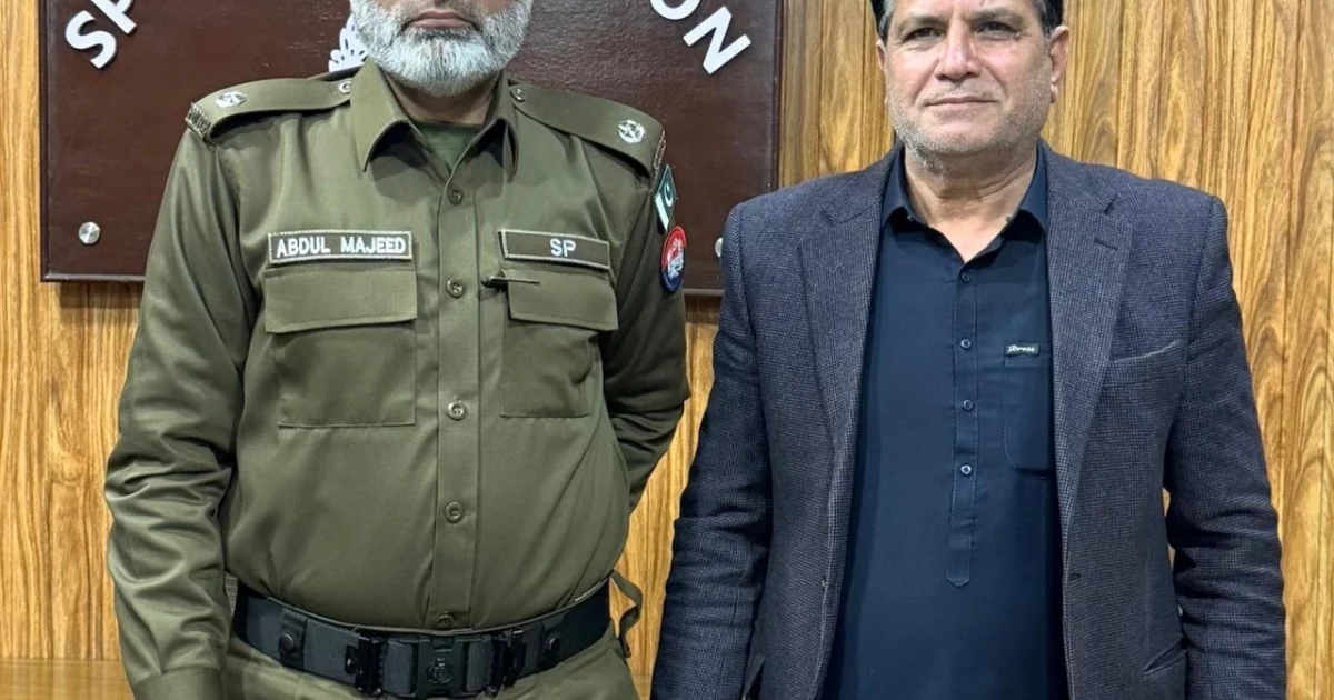 ایس پی انویسٹی گیشن منڈی بہاؤالدین عبدالمجید