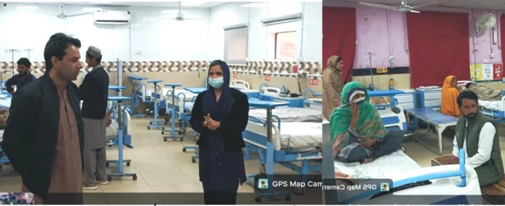 ڈپٹی کمشنر عدیل حیدر نے سٹی ہسپتال کا دورہ