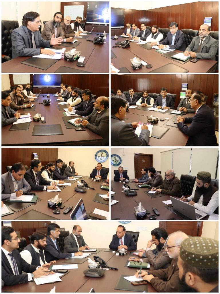 پنجاب ہیلتھ کیئر کمیشن میں طبِ یونانی اور ہومیوپیتھی کے ضابطہ کار سے متعلق مشاورتی اجلاس