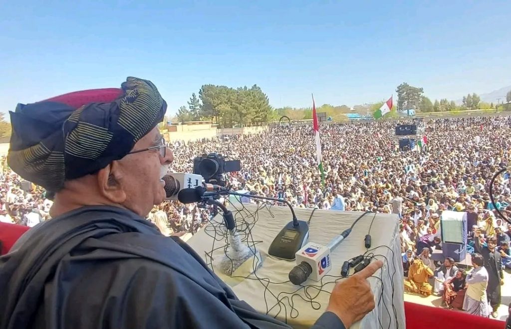 محمود خان اچکزئی پشین جلسہ
