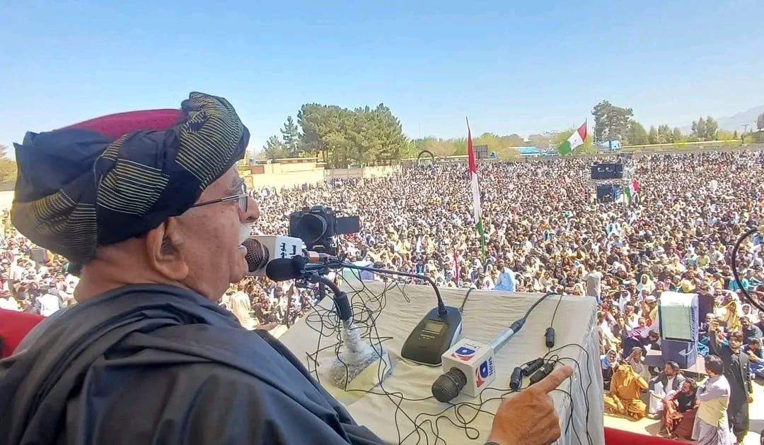 محمود خان اچکزئی پشین جلسہ