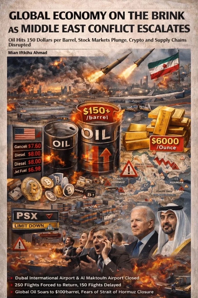 عالمی معیشت بحران کی دہانے پر، جنگ کی مسلسل کشیدگی سے شدید مالیاتی دھچکے