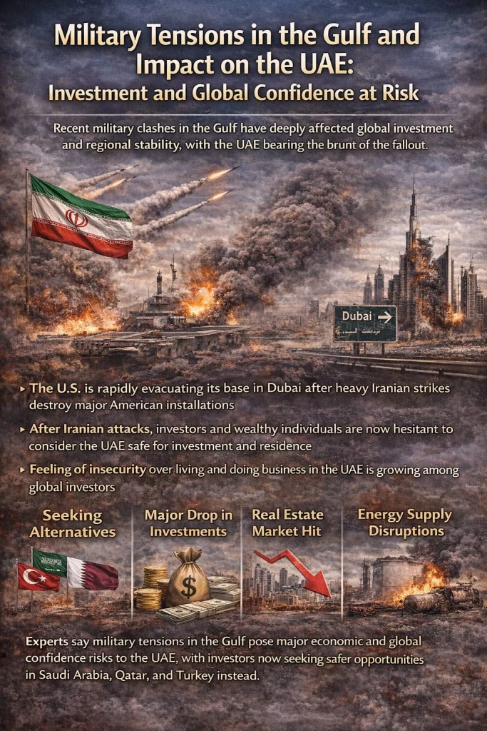 خلیج میں عسکری کشیدگی اور متحدہ عرب امارات پر اثرات