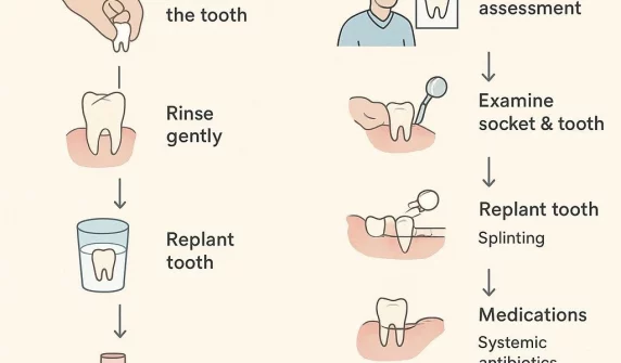 ڈاکٹر فریحہ ارشد ڈینٹل سرجن حادثے میں اُکھڑ جانے والے دانت کے علاج کے بارے میں آگاہی دیتے ہوئے