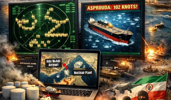 آبنائے ہرمز میں الیکٹرانک مداخلت کے باعث بحری ریڈار سسٹمز متاثر ہونے کی علامتی تصویر