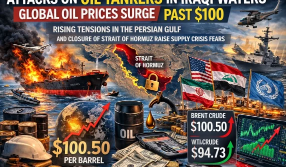 عراقی پانیوں میں آئل ٹینکروں پر حملوں کے بعد عالمی منڈی میں تیل کی قیمتوں میں تیزی