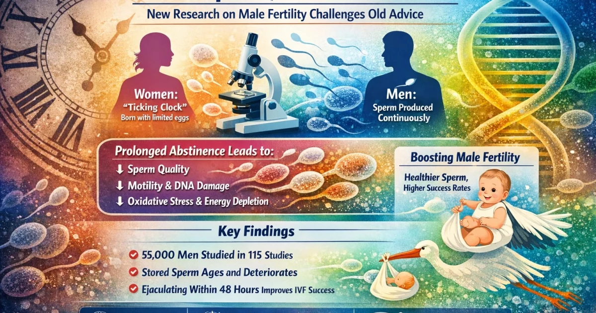 تازہ سپرم بہتر نتائج مردانہ زرخیزی تحقیق