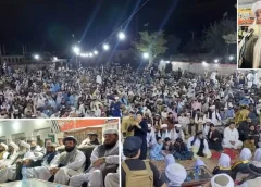 چمن میں مولانا محمد حنیفؒ کی ساتویں برسی پر کانفرنس، ہزاروں افراد شریک