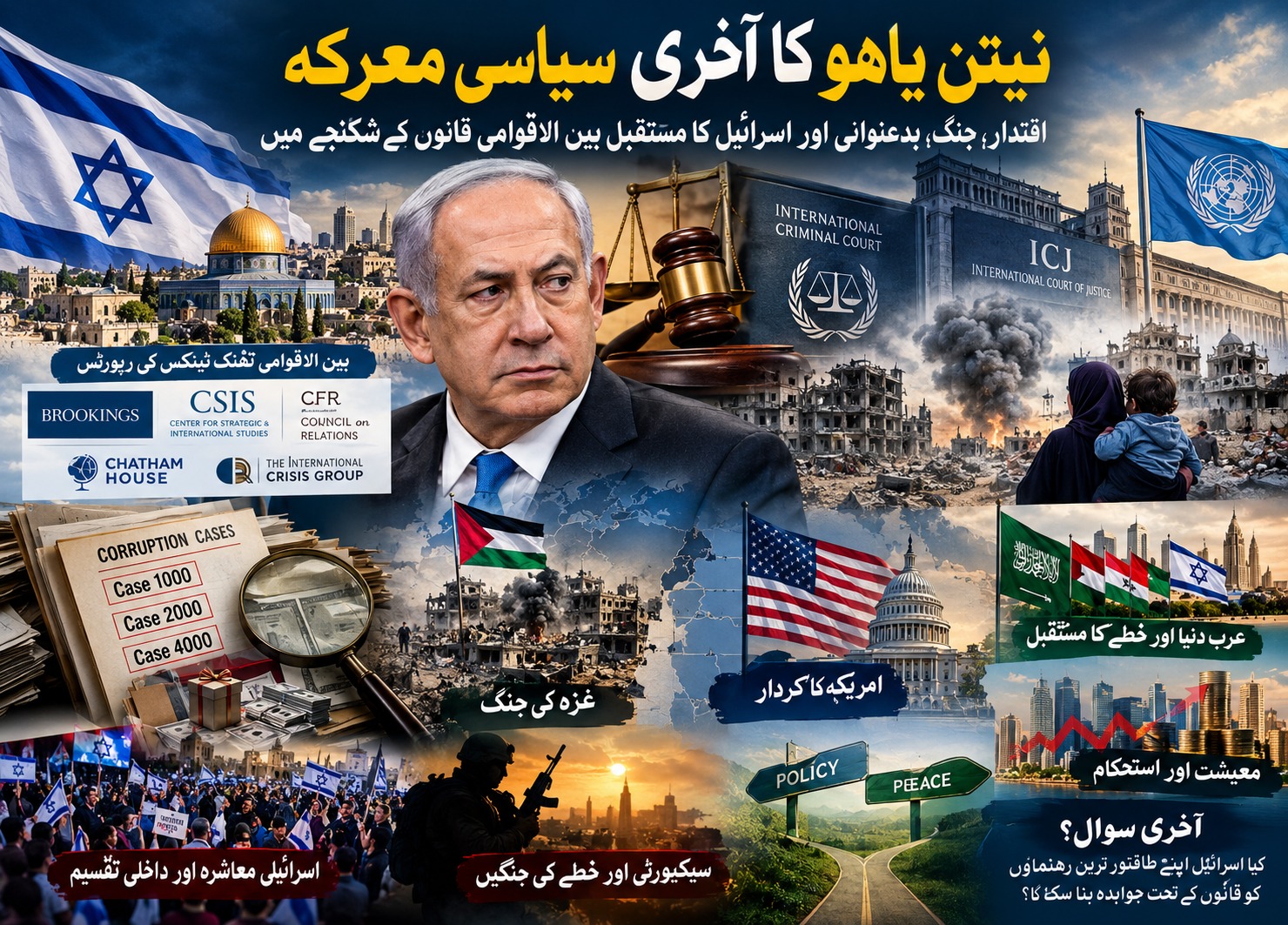 نیتن یاہو کا سیاسی مستقبل اور اسرائیل کا بحران